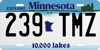 MN license plate 239TMZ
