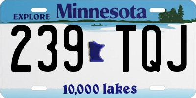 MN license plate 239TQJ