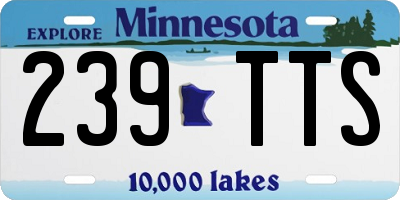 MN license plate 239TTS
