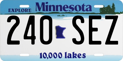 MN license plate 240SEZ