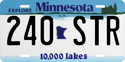 MN license plate 240STR