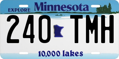 MN license plate 240TMH