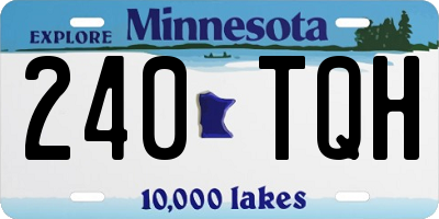 MN license plate 240TQH