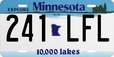 MN license plate 241LFL