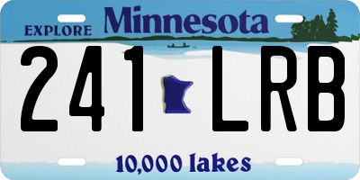 MN license plate 241LRB
