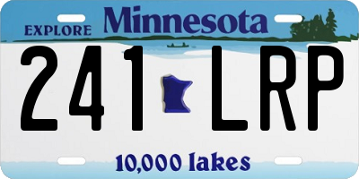 MN license plate 241LRP