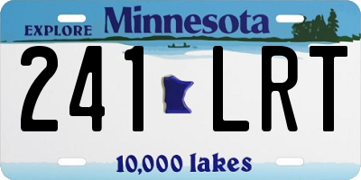 MN license plate 241LRT