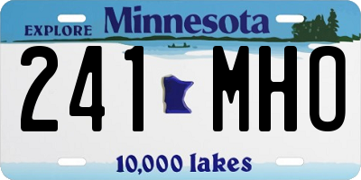 MN license plate 241MHO