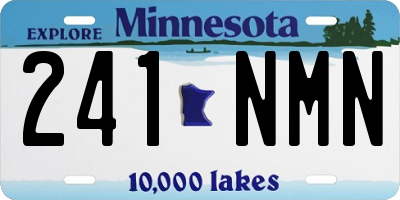 MN license plate 241NMN