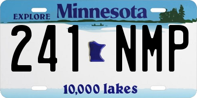 MN license plate 241NMP