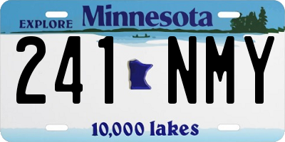MN license plate 241NMY