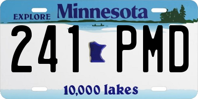 MN license plate 241PMD
