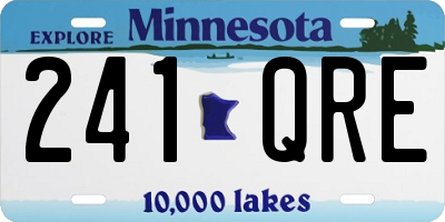 MN license plate 241QRE