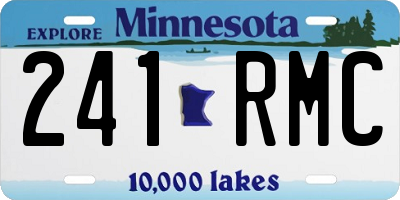 MN license plate 241RMC