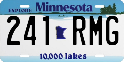 MN license plate 241RMG