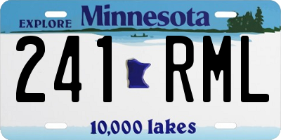 MN license plate 241RML
