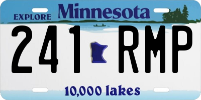 MN license plate 241RMP
