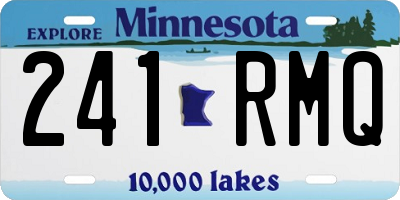 MN license plate 241RMQ