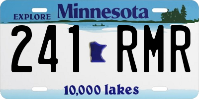 MN license plate 241RMR