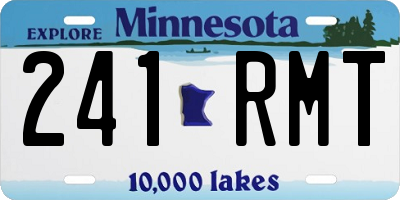 MN license plate 241RMT