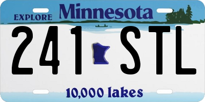 MN license plate 241STL