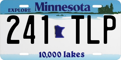 MN license plate 241TLP