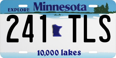 MN license plate 241TLS