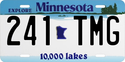 MN license plate 241TMG