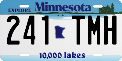 MN license plate 241TMH