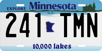 MN license plate 241TMN