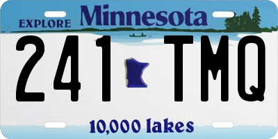 MN license plate 241TMQ