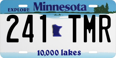 MN license plate 241TMR