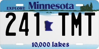 MN license plate 241TMT