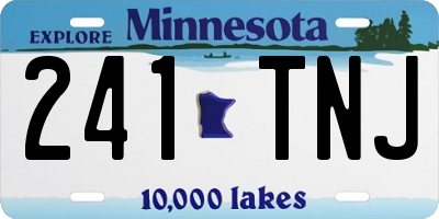 MN license plate 241TNJ