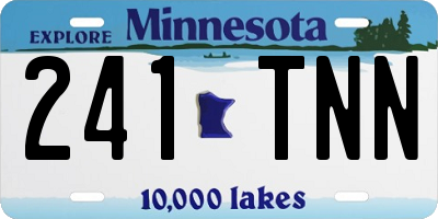 MN license plate 241TNN