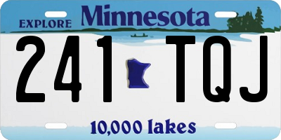 MN license plate 241TQJ