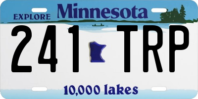 MN license plate 241TRP
