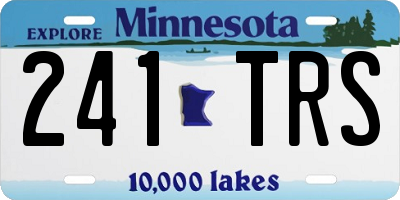 MN license plate 241TRS
