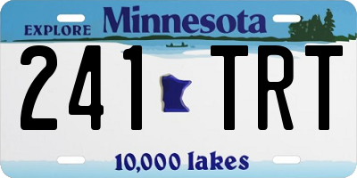 MN license plate 241TRT