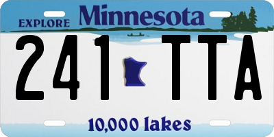 MN license plate 241TTA