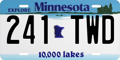 MN license plate 241TWD