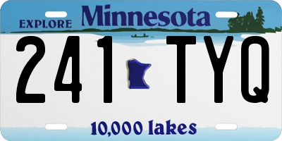 MN license plate 241TYQ