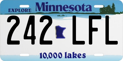 MN license plate 242LFL