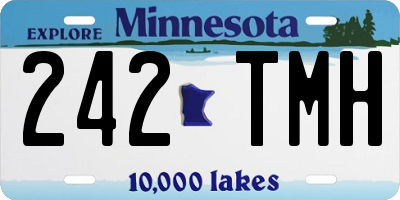 MN license plate 242TMH