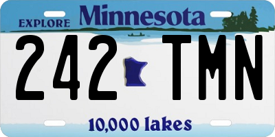 MN license plate 242TMN