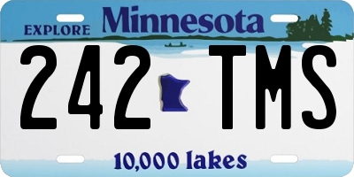 MN license plate 242TMS