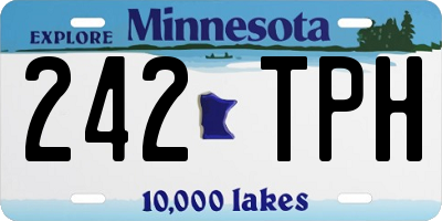 MN license plate 242TPH
