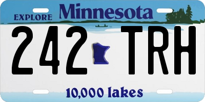 MN license plate 242TRH
