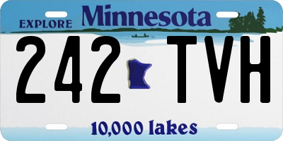 MN license plate 242TVH