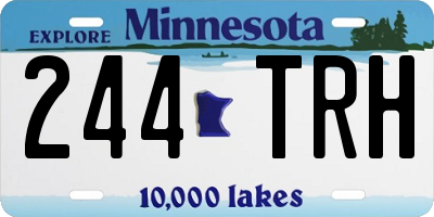 MN license plate 244TRH